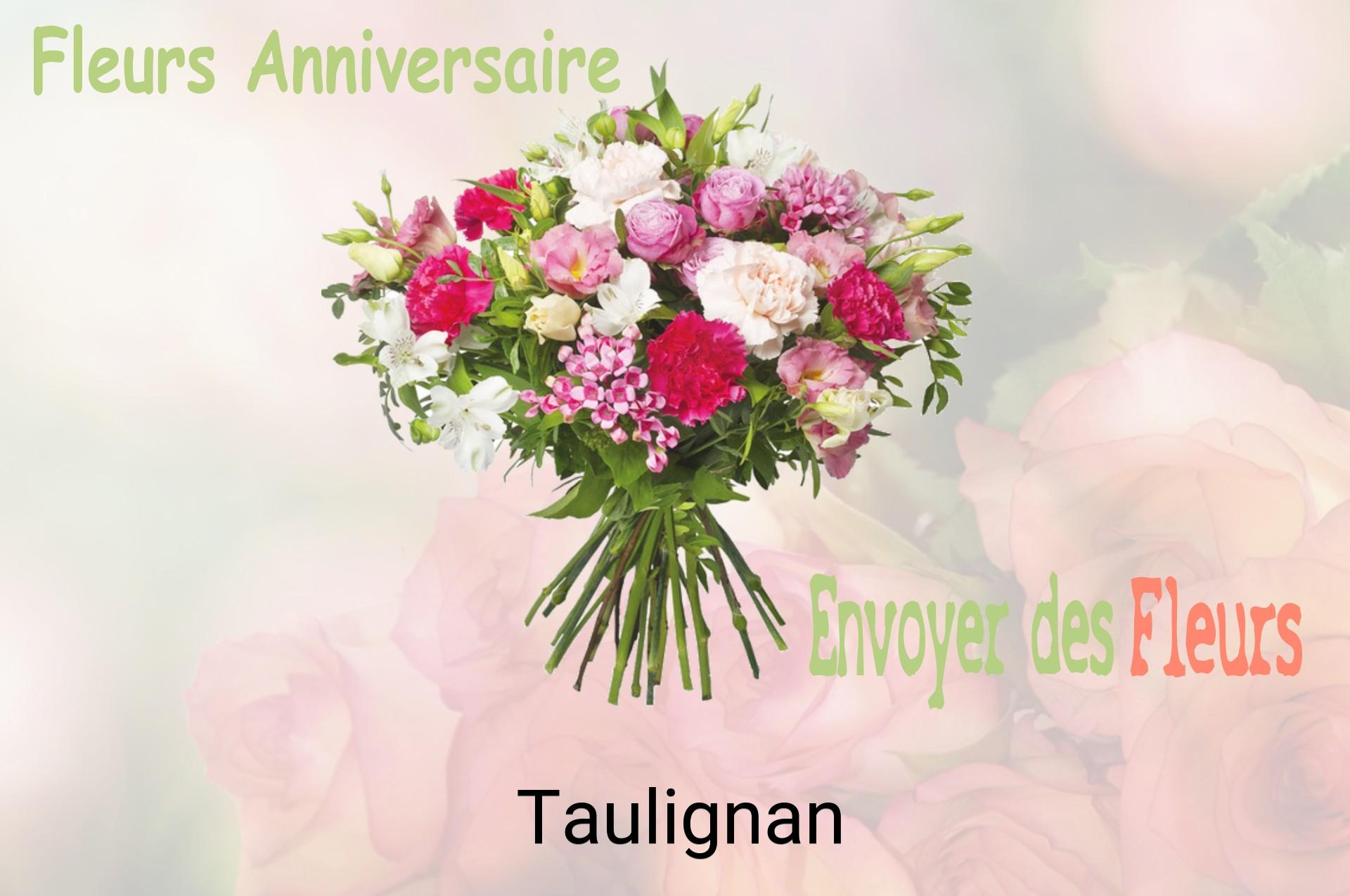 Bouquet de fleurs d’anniversaire livré à Taulignan